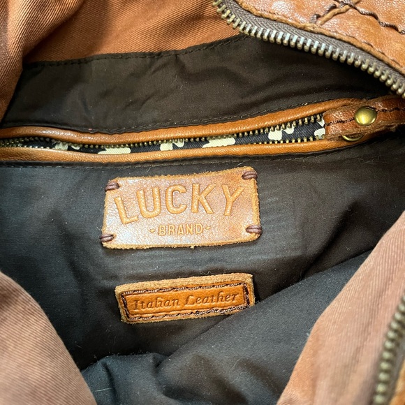 Lucky Brand Italian Brown Leather Women's Bag - Picture 2 of 3